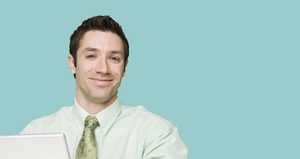 smiling man